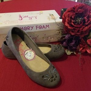 Grey Jellypop Flats
